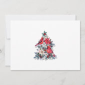 Waterverf Pine Tree Chic-kerstfeestdag Kaart (Achterkant)