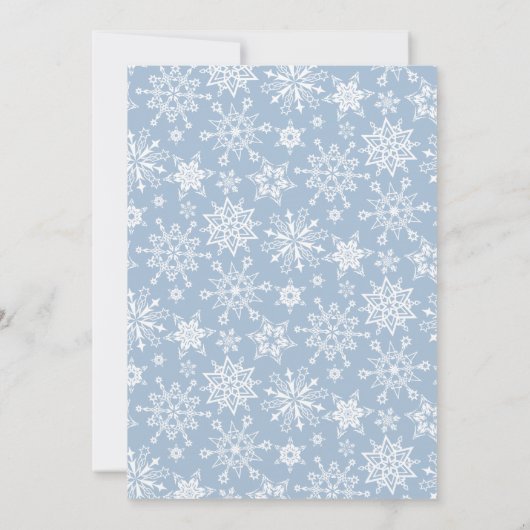 Waterverf Pine Tree Chic Kerstmis Vakantie Kaart (Achterkant)