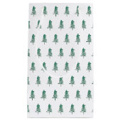 Waterverf Pine Tree Christmas Klein Cadeauzakje (Voorkant)