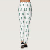 Waterverf Pine Tree Christmas Leggings (Achterkant)