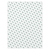 Waterverf Pine Tree Christmas Tafelkleed (Voorkant)