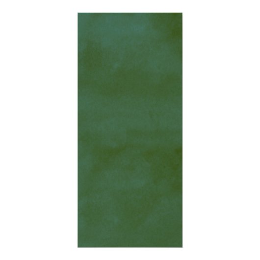 Waterverf Pine Tree Forest Wedding Menu (Achterkant)