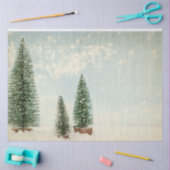  Waterverf Pine Tree Kerstmis Tissuepapier (Craft)