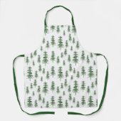 Waterverf Pine Tree Patroon Schort (Voorkant)