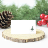 Waterverf Pine Tree Place Card Plaatskaartje