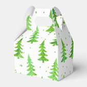 Waterverf Pine Trees Bedankdoosjes (Achterkant)