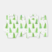 Waterverf Pine Trees Bedankdoosjes (Uitgevouwen)