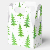 Waterverf Pine Trees Bedankdoosjes (Geopend)