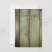 Waterverf Pine Trees, lichte kerstmis Kaart (Achterkant)