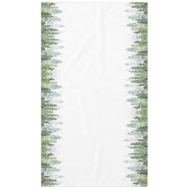 Waterverf Pine Trees Tafelkleed