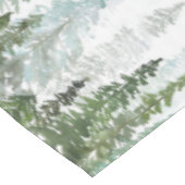 Waterverf Pine Trees Tafelkleed (Gekanteld)