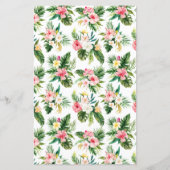 Waterverf Pineapple Tropische Engagement Party (Achterkant)