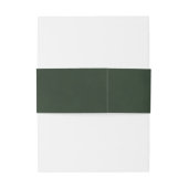 Waterverf Pinecones & takken Rustieke bruiloft Uitnodigingen Wikkel (Achterkant Voorbeeld)