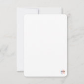 Waterverf Pines in Sunset kaart (Achterkant)