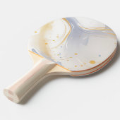 Waterverf Ping Pong peddels die opvallen Tafeltennisbatje (Voorkant Gekanteld)