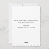 Waterverf Pinguïn Vrolijk Kerstfeest Vrolijk helde Feestdagenkaart (Achterkant)