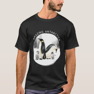 Waterverf pinguïns Antarctica T-shirt
