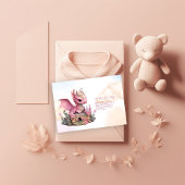 Waterverf Pink Dragon Books voor baby Kaart