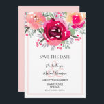 Waterverf Pink Floral Save the Date<br><div class="desc">De florale bloei in tinten van roze en crème en je details in het schrift zijn te vinden op deze bruiloft,  met uitzondering van de datumkaarten. Alle tekst,  doopvonten,  kleuren,  grootte kunnen worden gewijzigd,  enkel klikken aanpassen verdere verbinding. OBJECTEN AANPASSEN in onze winkel.</div>