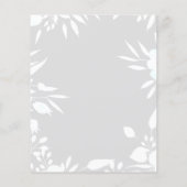 Waterverf Pink Floral Weddenschap (Achterkant)