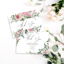 Waterverf Pink Floral Wedding
