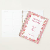 Waterverf Pink Floral Wedding Planner (Display)