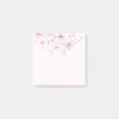 Waterverf Pink Flowers Post het Notities Post-it® Notes (Voorkant)