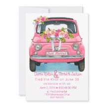 Waterverf Pink is net getrouwd met Elopement