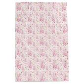 Waterverf Pink Llama XOXO Medium Cadeauzakje (Voorkant)