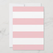 Waterverf Pink Peonies Bat Mitzvah Uitnodiging (Achterkant)