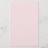 Waterverf Pink Peonies Floral Christening Invite (Achterkant)