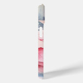 Waterverf Pink Snowy Poinsettia Flowers Case-Mate iPhone Case (Achterkant / Rechts)