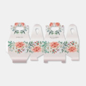 Waterverf Pioen Bloem Favor Box Bedankdoosjes (Uitgevouwen)