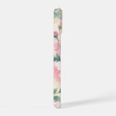 Waterverf Pioen Bloem iPhone 15 Case (Rechterkant)