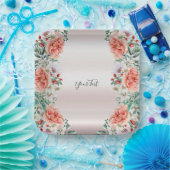 Waterverf Pioen Bloem Papier Bord (Feest)