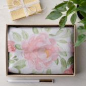 Waterverf Pioen Bloemen Patroon Weefsel Papier (Geschenk)
