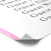 Waterverf Pioenen Bloemen Zitkaart Poster (Hoek)