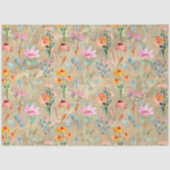  Waterverf pioenroos floral decoupage Tissuepapier (Voorkant)