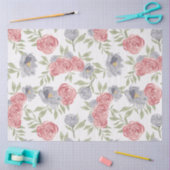  Waterverf pioenroos floral decoupage Tissuepapier (Craft)