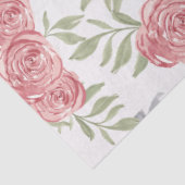  Waterverf pioenroos floral decoupage Tissuepapier (Detail)