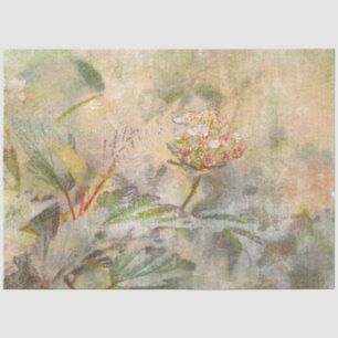  Waterverf pioenroos floral decoupage Tissuepapier