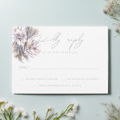 Waterverf Pioenrozen Bruiloft RSVP Reactie Kaart