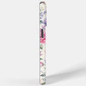 Waterverf Pioenrozen en Lavendel Bloemmotief Case-Mate iPhone Case (Achterkant / Rechts)