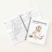 Waterverf Pitcher en keukengereedschap Ontvang Notitieboek (Binnen)