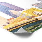 Waterverf Pittsburgh Engagement Party - Welkom Poster (Hoek)