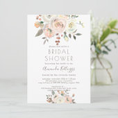 Waterverf PixDezines Peaches+Cream Vrijgezellenfee Kaart (Staand voorkant)