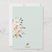 Waterverf PixDezines Peaches+Cream Vrijgezellenfee Kaart (Achterkant)