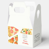 Waterverf Pizza Feest Verjaardag Bedankdoosjes (Geopend)