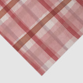 Waterverf Plaid Hand-Drawn Modern Rustic Preppy Tissuepapier (Detail)