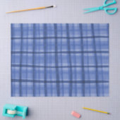Waterverf Plaid Hand-Drawn Modern Rustic Preppy Tissuepapier (Craft)